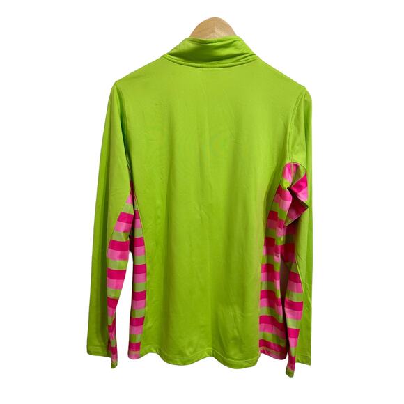 Birdies & bows lime pink sandy square‎ pullover size Large NEW - Picture 8 of 8